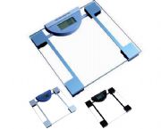 藍色方形玻璃人體秤