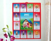 2008年立體吸塑掛歷