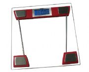 紅色玻璃廣告人體秤