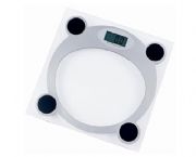 銀色方形玻璃人體秤