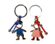 繩索男女情侶鑰匙扣