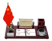 高檔紅木（亮光）臺歷