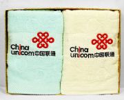 金盒中國聯通毛巾