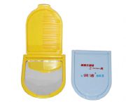 潤潔半圓形帶梳單面鏡