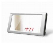 長方形帶時計鏡子