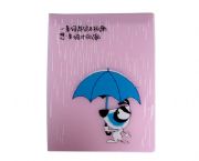 卡通狗方形單面化妝鏡