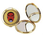 關(guān)公臉譜銅制工藝鏡