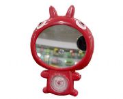 兔子帶時鐘多功能鏡子