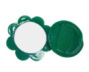 8瓣花形帶梳單面鏡