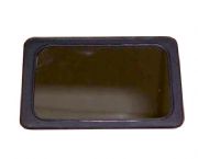 黑色長方形PVC圍邊鏡子