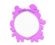 紫色冰箱貼化妝鏡