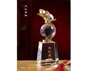 玉兔呈祥（水晶球）