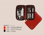 紅真皮掃鉻9件套
