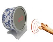 聲控感應鏡子鐘