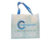 藍白80克無紡布廣告袋