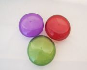 三格旋轉半透明飛碟藥盒