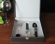 新款倒酒醒酒器氣壓5件套(ABS款)