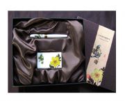 宮廷花鳥（黃刺玫）2件套