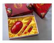 中國紅精品3件套